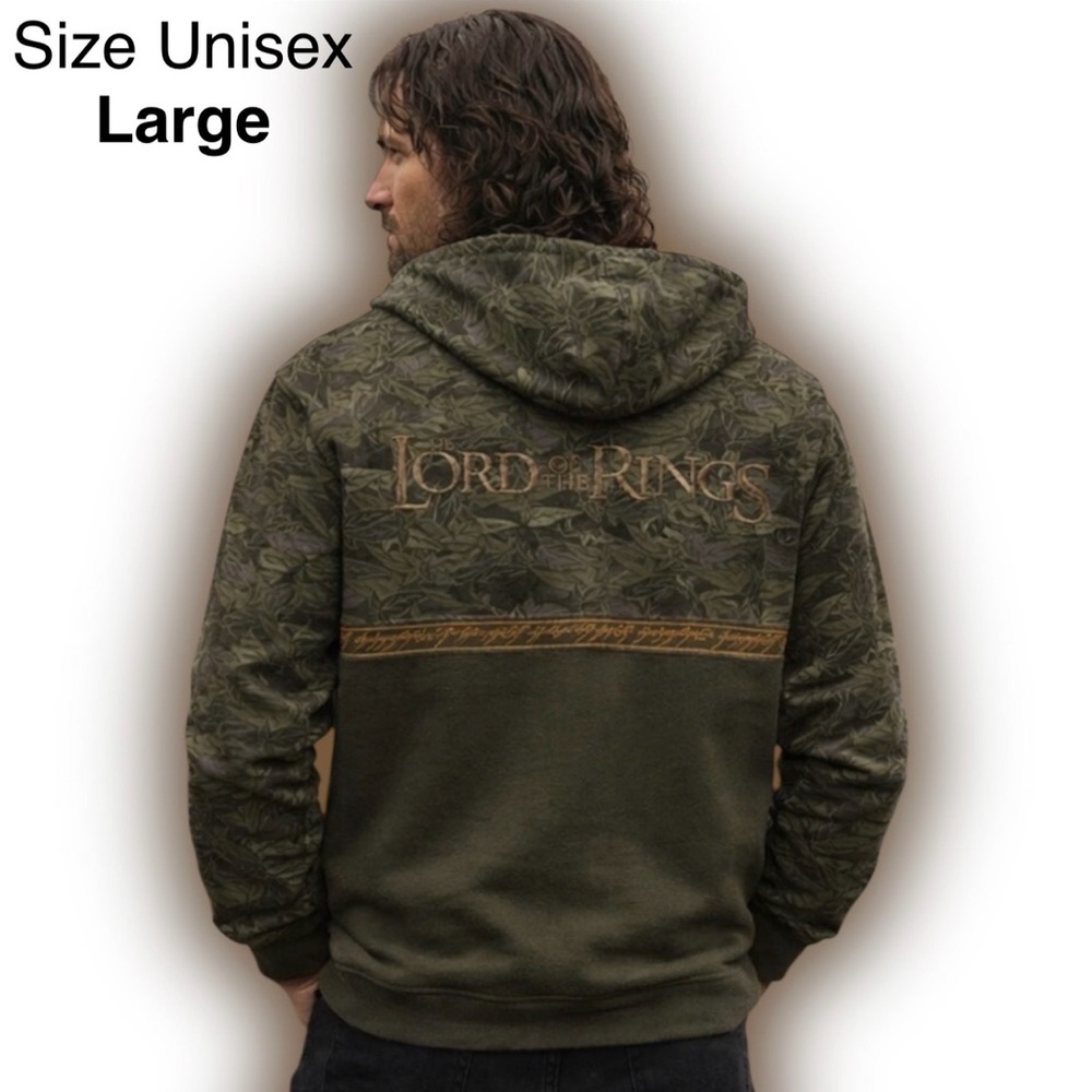 The Lord of the Rings Camo Contrast Hoodie Sweater